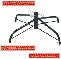 Meistverkaufter Koreanischer Stil Fichte Künstlicher PE&PVC Weihnachtsbaum mit Metallständer, Hochwertiger Weihnachtsbaum