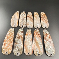 Leurre de pêche sportif personnalisable en forme de cuillère flottante rigide de 100 mm en nacre d'ormeau du Mexique pour la pêche en eau salée en lac, mer et océan