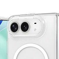 Nouvelle coque magnétique transparente HD antichoc pour iPhone 18 Fold avec anneau magnétique intégré, anti-chute, anti-rayures, protection pare-chocs