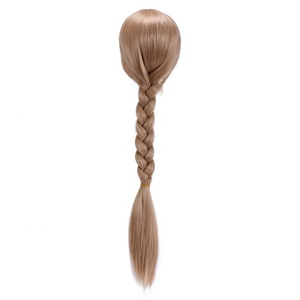 SARLA largo barato Rubio princesa adultos disfraces sintético Cola de Caballo fiesta pelucas completas Cosplay trenza muñeca <span class=keywords><strong>peluca</strong></span> <span class=keywords><strong>para</strong></span> mujeres negras - Product Image 2