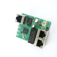 Module de commutation Ethernet Gigabit de bureau OEM ODM 3 ports Commutateurs de réseau industriels pour applications IoT Système de stationnement intelligent
