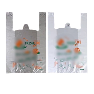 ถุงดำคุณภาพสูงแบบใช้ซ้ำได้ ผลิตจากพลาสติก HDPE พร้อมโลโก้ สำหรับใส่ของชำหรือสินค้ากลับบ้าน - Product Image 5