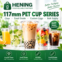 Gobelets en plastique PET jetables avec logo personnalisé - 340 ml - 450 ml - 520 ml - 600 ml - 770 ml - 1030 ml - Gobelets pour bubble tea, café, jus avec couvercle