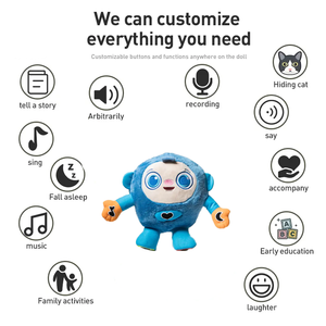 Sac à dos en peluche <span class=keywords><strong>de</strong></span> Noël personnalisé cerf peluche <span class=keywords><strong>de</strong></span> <span class=keywords><strong>dessin</strong></span> animé personnalisé remplissage - Product Image 4