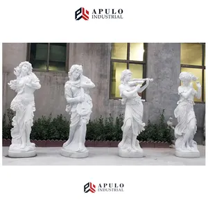 Figura famosa de jardim, tamanho de vida de mármore sexy nude feminina estátua de escultura para venda