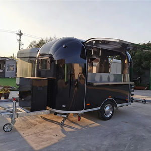 Camión de Comida Rápida, Mini Food Truck, Carrito de Hot Dogs, Café, Helados, Remolque de Comida con Cocina Completa de Aluminio para Snacks, Dulces y Papas Fritas - Product Image 1