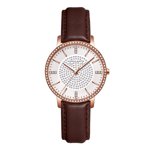 Montres de luxe <span class=keywords><strong>Hannah</strong></span> Martin 9084 avec cadran rose en diamant, bracelet en acier inoxydable, nouvelles montres à quartz pour femmes - Product Image 5