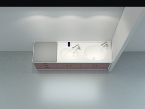 Meuble de lavage médical pour nourrissons à double vasque pour clinique <span class=keywords><strong>pédiatrique</strong></span> - Product Image 4