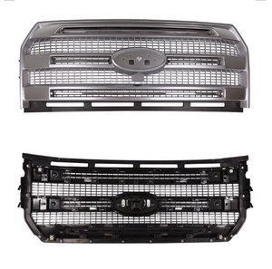 Pièces de rechange de carrosserie automobile entièrement chromées Grille de pare-chocs avant en nickel pour F150 2015 2016 2017 - Product Image 1