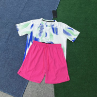 Conjunto Deportivo Unisex de Verano con Sensación de Seda Helada, Ultra Transpirable, de Secado Rápido, Antibacterial y Anti-UV, Top y Pantalones Cortos para Fitness