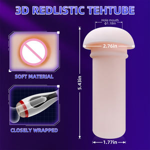 Cangkir Masturbator Pria Pintar dengan Fungsi Getaran Hisap, Vagina Saku Asli untuk Latihan Penis Pria, Cangkir Pesawat Dewasa 18+ - Product Image 3