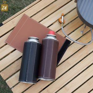 <b>Camping</b> <b>Gas</b> Canister Cover Velcro <b>Gas</b> Cylinder Tank Cover Protective <b>Gas</b> Tank Holder for BBQ - Product Image 3