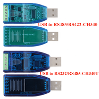 Konverter kabel seri RS485 modul komunikasi industri USB ke RS485 CH340 CH340G CH340T FT232