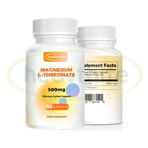 Nutritional Supplement L Threonate Magnesium 99% Magnesium L-Threonate Capsules