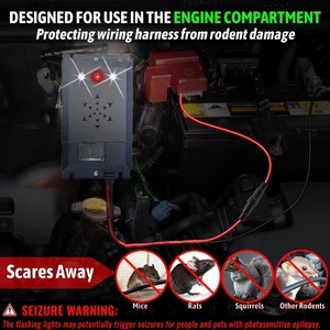 12V Powered siêu âm rodent <span class=keywords><strong>Repeller</strong></span> cho xe xe tải xe động cơ bay bảo vệ chống lại chuột Chuột sóc động vật răn đe - Product Image 5