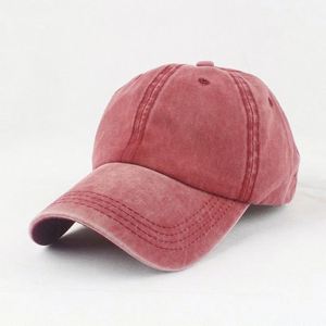 Cappello da baseball vintage effetto slavato e berretto parasole in cotone personalizzabile, di tendenza per l'e-commerce transfrontaliero - Product Image 1