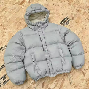 Veste d'hiver chaude et épaisse pour homme, veste matelassée courte de haute qualité, veste à capuche personnalisée en duvet unisexe - Product Image 5
