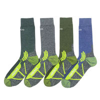 Chaussettes en laine de mouton de Mongolie, chaussettes chaudes d'hiver en laine mérinos pour la randonnée et le camping