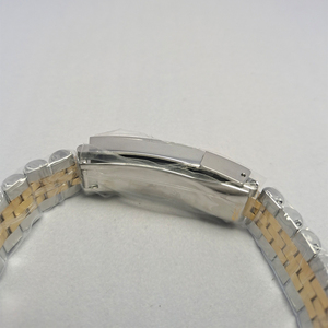 Fancy Design Factory Price Custom Logo White Gold Dial <b>Mechanical</b> Men's Stainless Steel NH35 Round <b>Watch</b> - Product Image 6