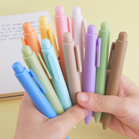 Bolígrafos de Gel Mini Lindos de Color Rosa con Logotipo Personalizado, Bolígrafo de Tinta de Gel de Bolsillo Corto de 0.5 mm para Regalos Promocionales Escolares