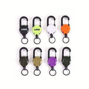 Retractable Fishing <b>Lanyard</b> with <b>Key</b> Chain Clip Anti-Lost Gear Tether <b>for</b> Backpacks & Tackle Boxes - Product Image 1