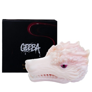 GEEBA Nuevo Masturbador Masculino con Forma de Cabeza de Dragón Realista, Juguete Sexual Vaginal de Silicona Peluda, Pocket Pussy, Onahole, Juguete Sexual para Adultos - Product Image 6