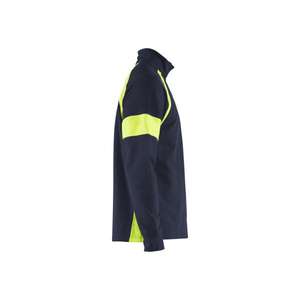 BLAKLADER - 3550115889336XL Sudadera con paneles de alta visibilidad Azul marino/Amarillo-EAN 7330509964064 WORK HOODIES - Product Image 4