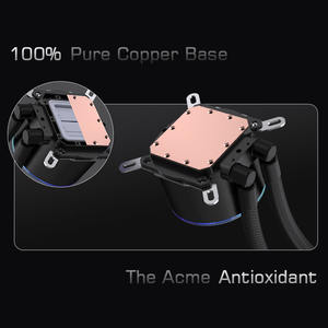 AMD 인텔 컴퓨터 팬 및 냉각용 Lovingcool 360mm <span class=keywords><strong>CPU</strong></span> 액체 냉각기 (팬 온도 표시 프로세서 워터 쿨러 포함) - Product Image 5