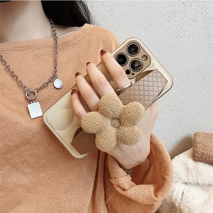 Japanisch-koreanischer Luxus-Handyhülle aus Leder mit Diamantstreifen und Blumenmuster für iPhone 17 Pro Max, Apple 16 Pro, 12, Damen, 15, Armband, 14 - Product Image 3