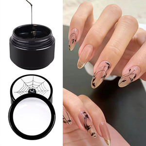 2 pièces Gel araignée élastique pour nail art, gel de <span class=keywords><strong>dessin</strong></span> à effet fil, gel de <span class=keywords><strong>dessin</strong></span> LED Soak Off, gel de conception pour nail art - Product Image 4