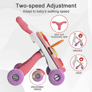 Prix <span class=keywords><strong>de</strong></span> gros 2 en 1 bébé poussette marcheur jouets nouveau style bébé pousser activité d'apprentissage marcheur assistant meilleure qualité - Product Image 4