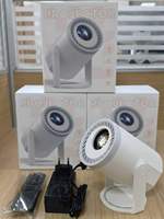 Mini-projecteur portable LCD intelligent sans fil WiFi pour la maison, modèle privé prêt à l'emploi, écran miroir vidéo Android 14, 200 lumens