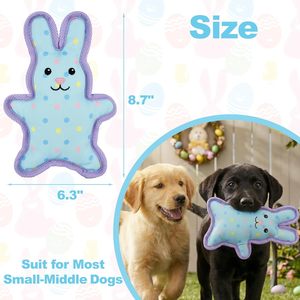 Jouets en peluche pour chiens, imprimés colorés, résistants, qui couinent, en forme d'animaux, vente en gros - Product Image 3