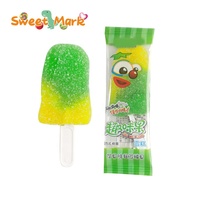Sucette de bonbons gommeux en forme de crème glacée molle à saveur douce pour les enfants