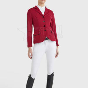 Chaqueta ecuestre de nuevo diseño para montar a caballo, abrigo largo de competición para mujer, chaqueta duradera para montar a caballo a la venta - Product Image 3