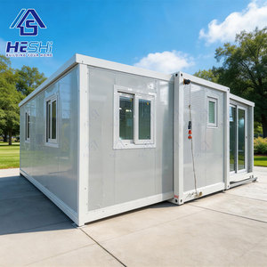 Casa Contenedor Prefabricada Expandible de Seguridad de 20 y 40 Pies, con 1, 2, 3, 4 o 5 Dormitorios, Baño Plegable, Casa Pequeña Tipo Villa - Product Image 1