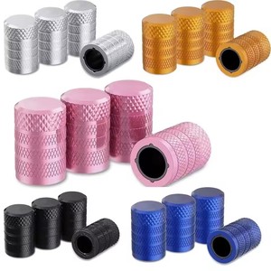Tapas de Válvula de Neumático de Aluminio, Resistentes a la Corrosión, Universales para Autos, Camionetas, Motocicletas, SUVs y Bicicletas - Product Image 3