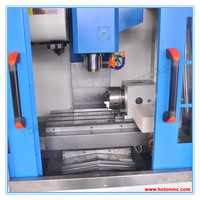 Machine de fraisage CNC verticale XH7132 avec commande FANUC et broche simple pour le travail des métaux, certifiée CE