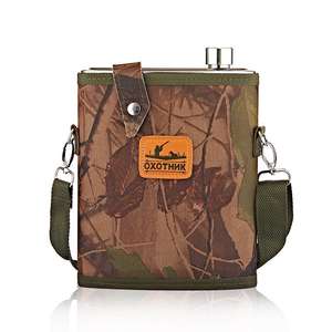 Snaker Draagbare Roestvrijstalen 304 Wijnfles Klein Buitenlicht 48 Ounces Krokodillenpatroon Platte Wijnfles Ijzeren Wijnartikelen - Product Image 1