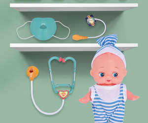 Kit de docteur pour enfants EPT avec stéthoscope jouet et outils médicaux, ensemble de jeu de rôle pour enfants, cadeaux de docteur pour enfants, jouets médicaux éducatifs - Product Image 6