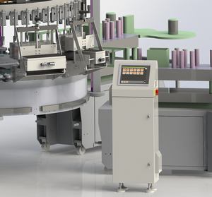 เครื่องติดฉลาก XispVAS พร้อมการสื่อสารโดยตรง ง่ายต่อการบูรณาการ ตรวจจับตำแหน่งขวดแก้วได้อย่างแม่นยำ ชิ้นส่วนหลัก PLC - Product Image 2