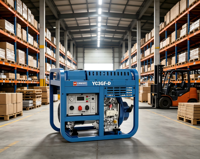 Générateur diesel à inverseur silencieux 2,8 kW à enroulement ouvert, 3600 tr/min, télécommande, 230 V 50 Hz, 24 V CC, démarrage électrique, ATS
