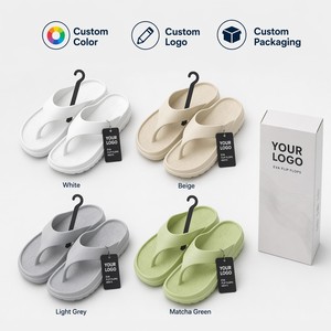 <span class=keywords><strong>Chanclas</strong></span> de EVA para Hombre con Soporte de Arco, Textura Antideslizante, Suela Suave y Logotipo Personalizado - Product Image 4