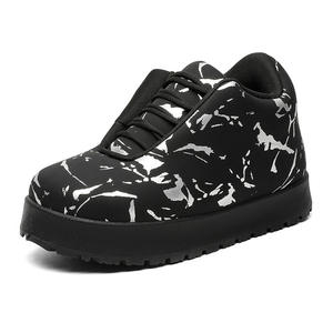 Nouvelles bottes décontractées à tige haute pour hommes et femmes, style tendance, avec semelles épaisses et design en cuir microfibre ultra-fin - Product Image 4