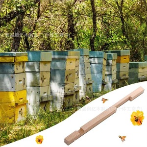 Protector de entrada de nido de abejas de madera, herramientas de apicultura, apertura de ventilación para colmena, accesorios de sellado de cartón - Product Image 1