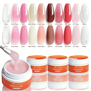 Quick <b>Extension</b> Paperless Holder <b>Nail</b> Gel 15ml Canned Gel Nude Color UV Gel <b>Nail</b> Polish DIY - Product Image 1