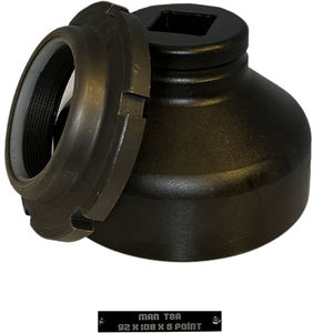 Llave de Tuercas para Eje de Servicio Pesado de 92x108x6 Puntos para Camiones MAN-TGA, Accionamiento de 3/4 Pulgadas - Product Image 3