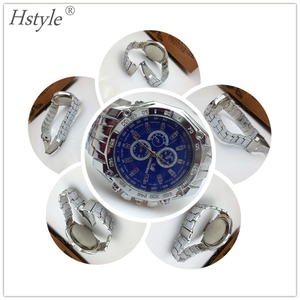 นาฬิกาข้อมือสแตนเลสสตีลสำหรับผู้ชาย ดีไซน์สปอร์ตและธุรกิจ - Product Image 3