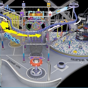 Parco tematico personalizzato parco giochi al coperto per bambini Naughty castello parco giochi Soft attrezzature - Product Image 3