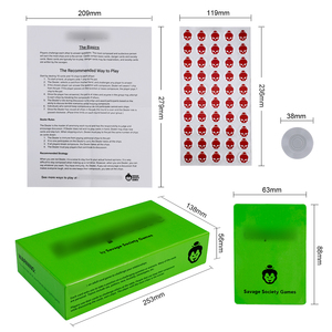 Custom Printing Premium Coated Paper Party Conversation Cards Game Set with Rigid Two Piece Box for Tabletop Entertainment - Product Image 6